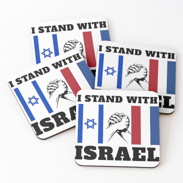 Item preview, I Stand with Israel – Israel and Netherlands Flags Unity designed and sold by MoriaStore.