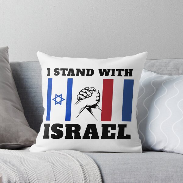 Item preview, I Stand with Israel – Israel and Netherlands Flags Unity designed and sold by MoriaStore.