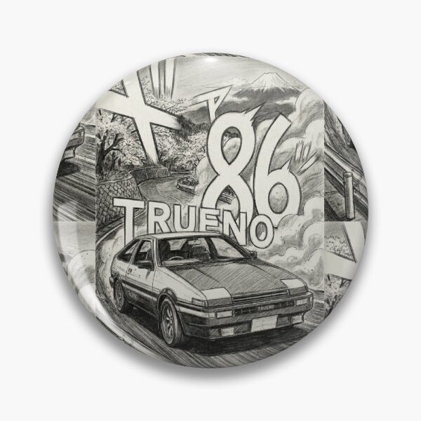 Artikelvorschau, Die Legende der Touge: AE86 Trueno Skizze entworfen und verkauft von Aenethema Works.