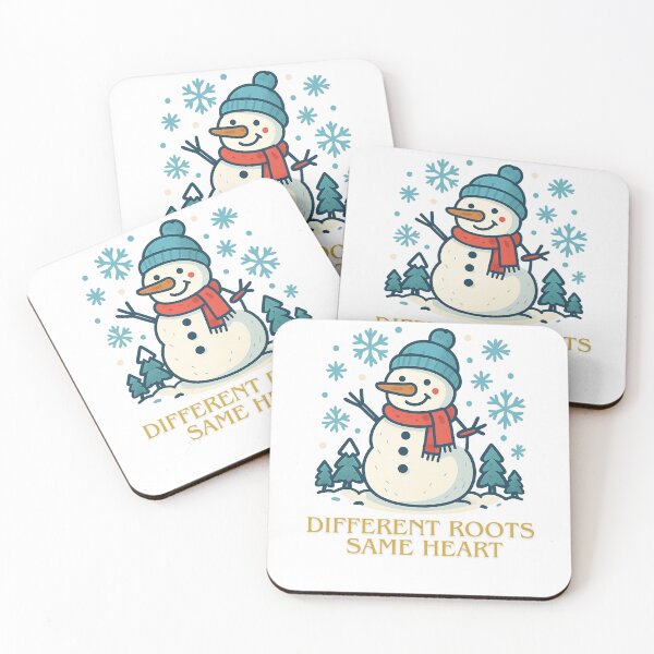 Item preview, Different Roots, Same Heart – Winter Unity Snowman designed and sold by M.Store.