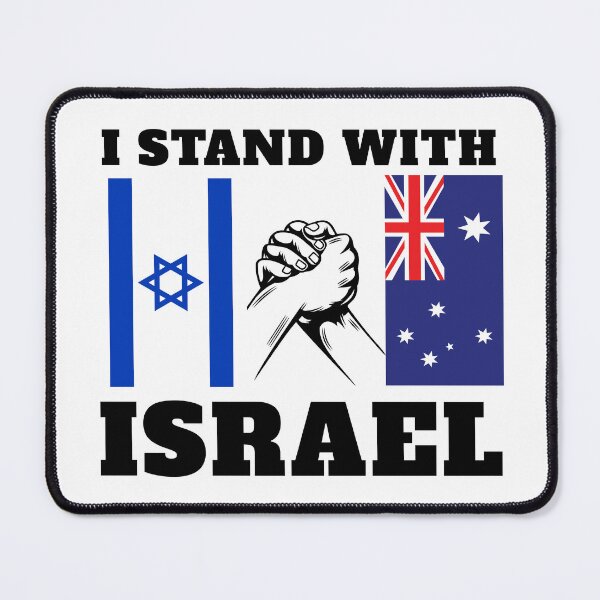 Item preview, I Stand with Israel – Australia and Israel Unity designed and sold by MoriaStore.