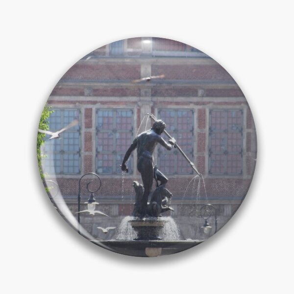 Item preview, Gdańsk, Neptune's Fountain Statue, Polish Old Town Travel  designed and sold by Betulek.