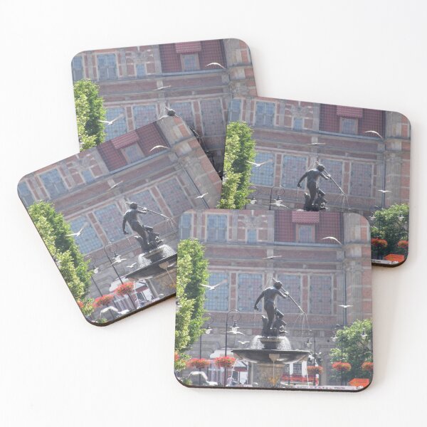 Item preview, Gdańsk, Neptune's Fountain Statue, Polish Old Town Travel  designed and sold by Betulek.