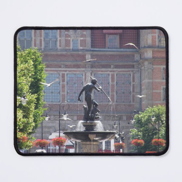 Item preview, Gdańsk, Neptune's Fountain Statue, Polish Old Town Travel designed and sold by Betulek.
