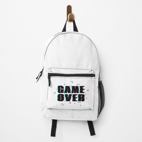 Item preview, Game Over – Neon Glitch Gaming Typography Design designed and sold by inaveed.