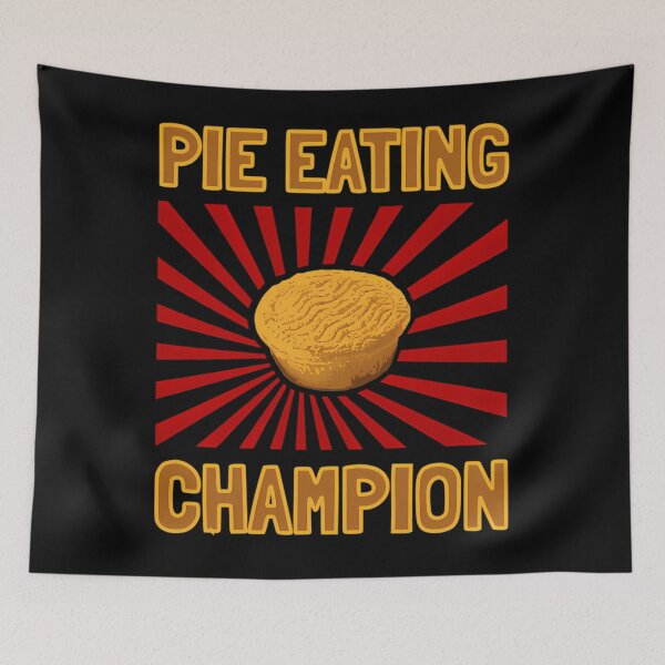 Item preview, Pie Eating Champion Funny Retro designed and sold by chonbesondhag.