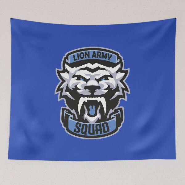 Item preview, Lion Army Squad – Military Lion Mascot Logo Powerful Warrior Team designed and sold by MerlinWear.