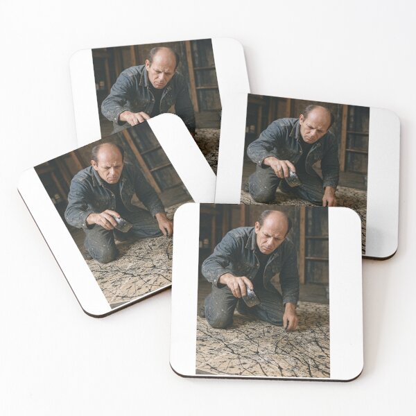Item preview, Jackson Pollock Famous Action Painter in the Process of Creating a Workout  designed and sold by Halifaxartguy.