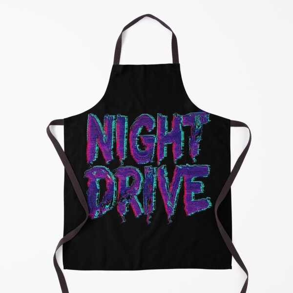 Item preview, Night Drive - Retro Neon Glitch Typography Design designed and sold by DConcept.