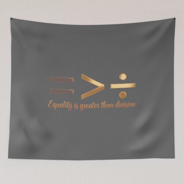 Item preview, Equality is Greater Than Division Black History Melan designed and sold by KristineLi.