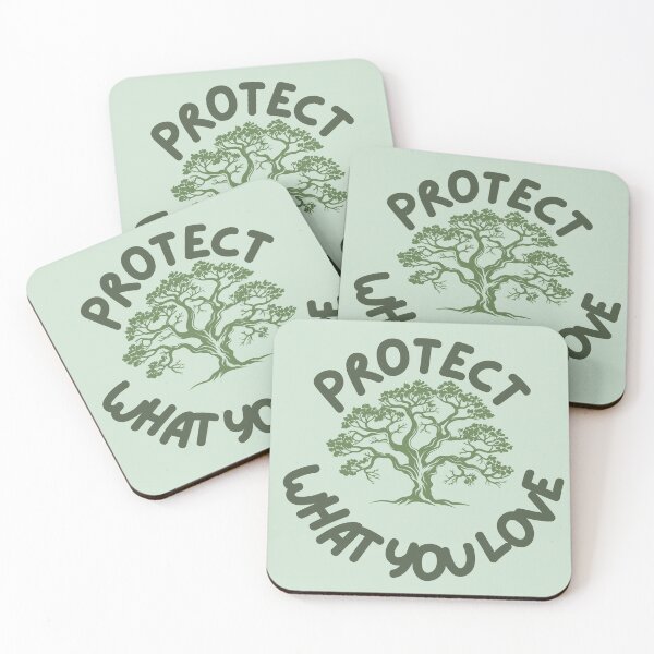 Item preview, Protect What You Love – Minimalist Tree Design designed and sold by hallwell.
