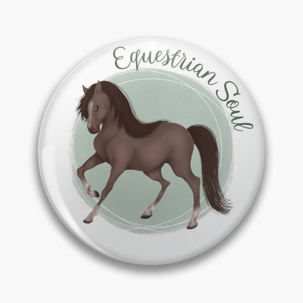 Item preview, Equestrian Soul – Elegant Horse Illustration for Horse Lovers designed and sold by AnnikaisDrawing.