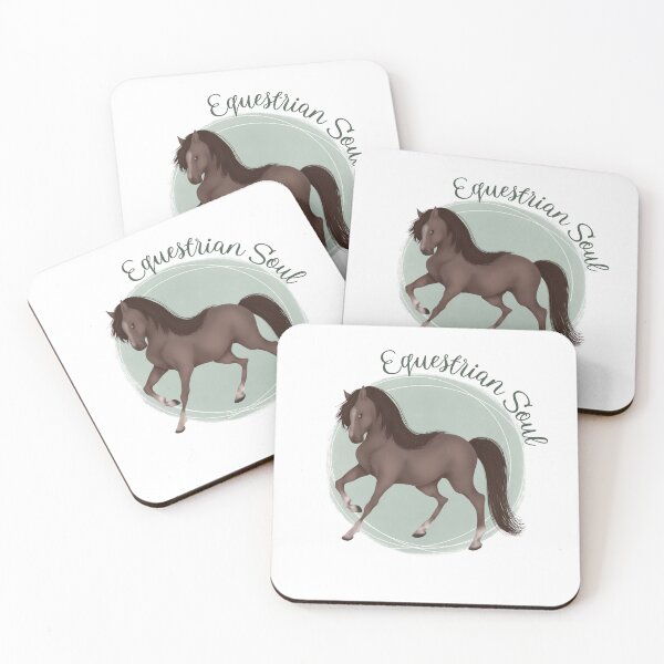 Item preview, Equestrian Soul – Elegant Horse Illustration for Horse Lovers designed and sold by AnnikaisDrawing.