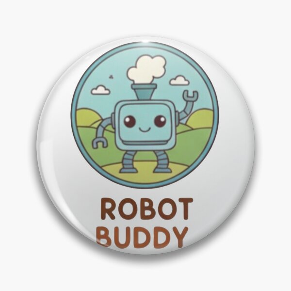 Item preview, The Happy Little Automaton ​Cottagecore Robot Friend designed and sold by ZyVoAli.