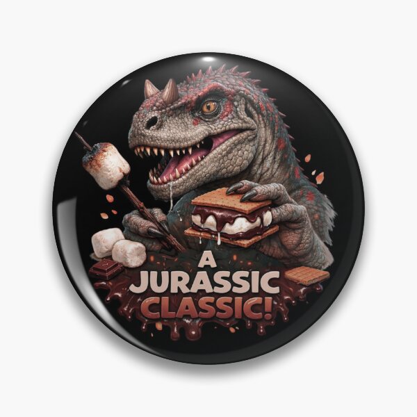 Item preview, Ceratosaurus Making A S'more (AI Generated Art) designed and sold by DINOSA - Creative Studio.