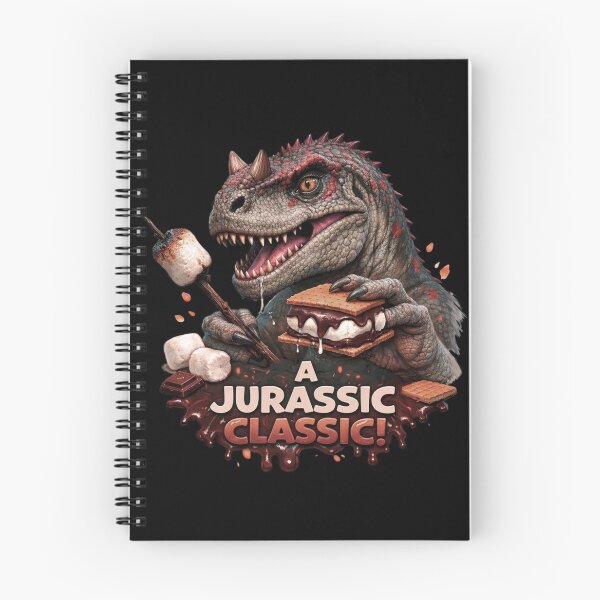 Item preview, Ceratosaurus Making A S'more (AI Generated Art) designed and sold by DINOSA - Creative Studio.