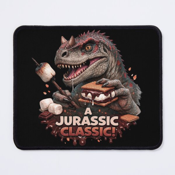 Item preview, Ceratosaurus Making A S'more (AI Generated Art) designed and sold by DINOSA - Creative Studio.