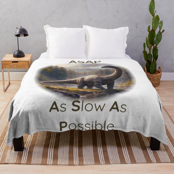 Item preview, Funny Peaceful Apatosaurus with re-worded ASAP (AI Generated Art) designed and sold by DINOSA - Creative Studio.