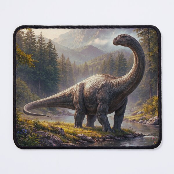 Item preview, Peaceful Apatosaurus (AI Generated Art) designed and sold by DINOSA - Creative Studio.