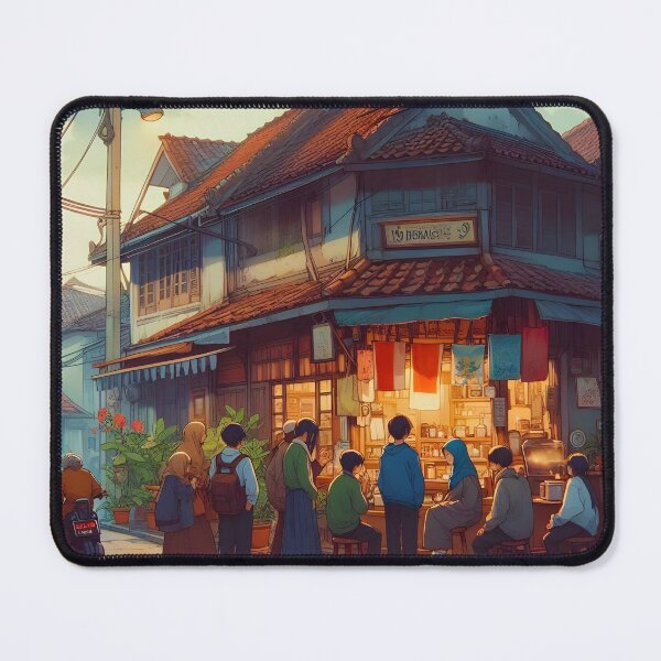 Item preview, Senja di Warung Kopi designed and sold by ZenGrooves.