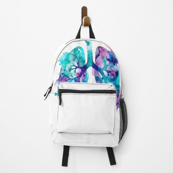 Item preview, Breathe Deeply - Artistic Blue Lungs Illustration designed and sold by MYF Digital Design .