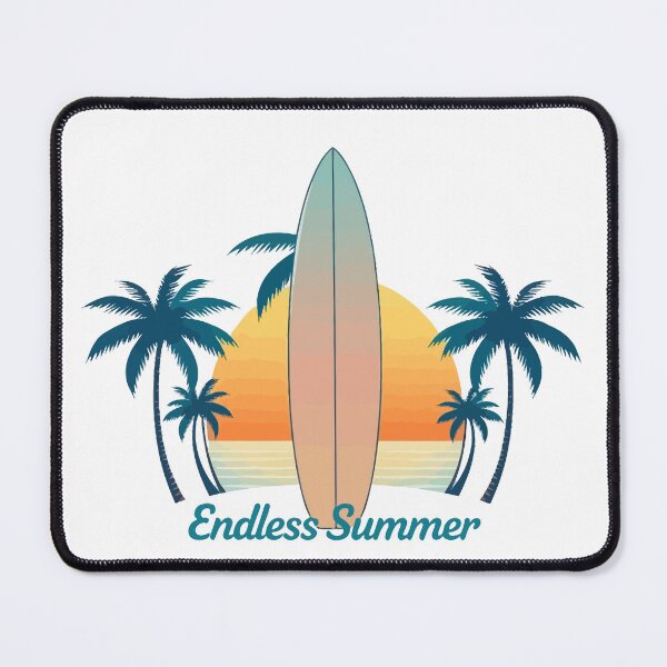 Item preview, Endless Summer Surfing Design – Tropical Beach Sunset Surfboard T-Shirt & Accessories designed and sold by DConcept.