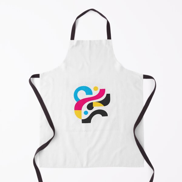 Item preview, CMYK Abstract Typography Sticker designed and sold by AlignStudio.