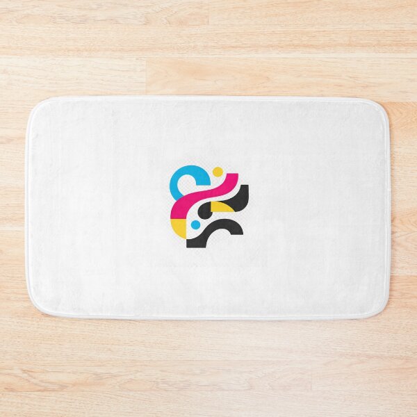 Item preview, CMYK Abstract Typography Sticker designed and sold by AlignStudio.