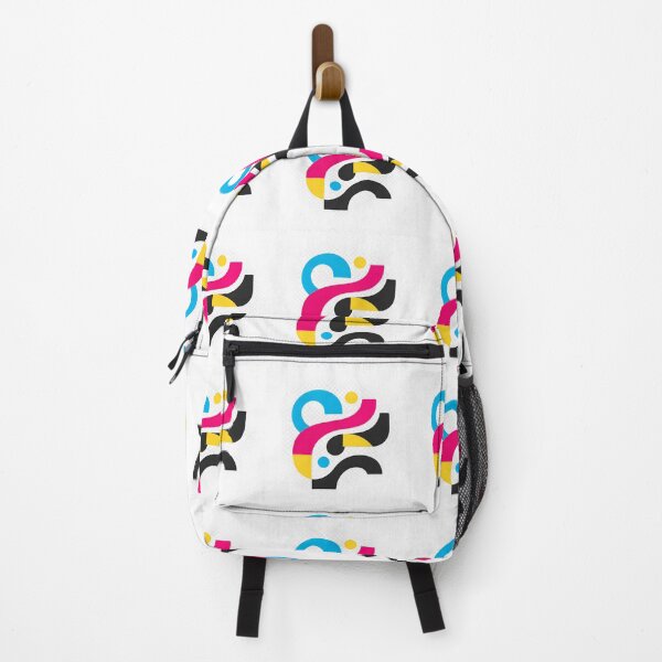 Item preview, CMYK Abstract Typography Sticker designed and sold by AlignStudio.