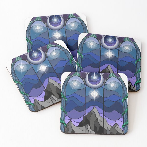 Item preview, Velaris Stained Glass Window  designed and sold by calyfox’s RedBubble Shop.