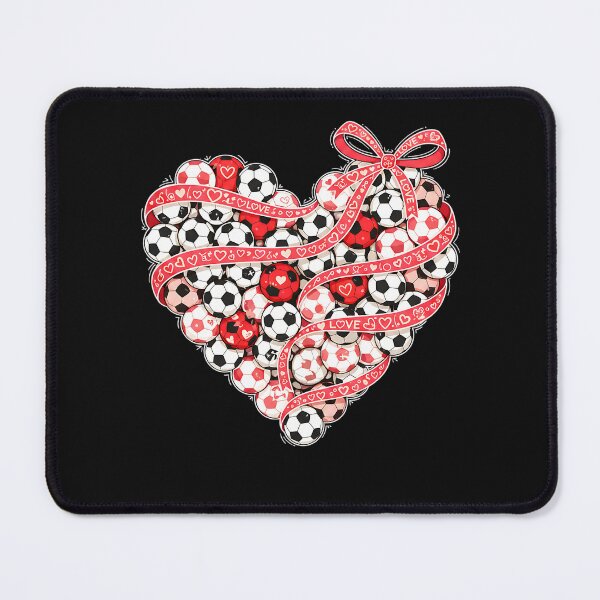 Item preview, Cute Soccer Heart Valentines Day Sports Player Lover Fan designed and sold by clothesy7.