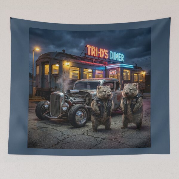 Item preview, Tough Wombats at Tri-D's for a Drag Race designed and sold by Tridentulus.