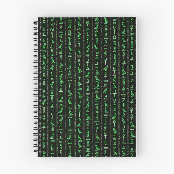 Item preview, Green Matrix Writings Hieroglyphic Design designed and sold by 2112Shop.