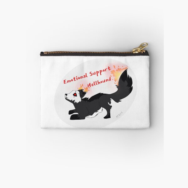 Item preview, Emotional Support Hellhound designed and sold by calyfox’s RedBubble Shop.