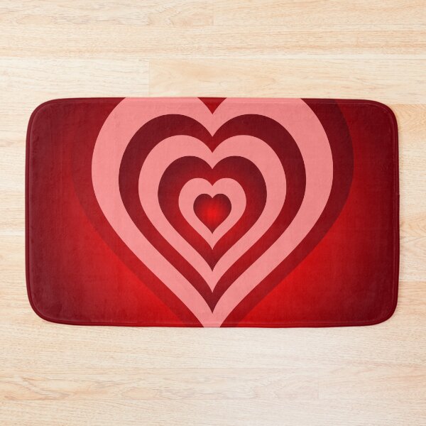 Item preview, Retro Heart Tunnel - Pink and Red Concentric Hearts Aesthetic designed and sold by DeeLulu.
