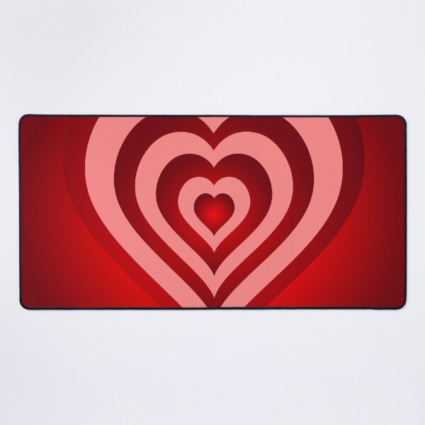 Item preview, Retro Heart Tunnel - Pink and Red Concentric Hearts Aesthetic designed and sold by DeeLulu.