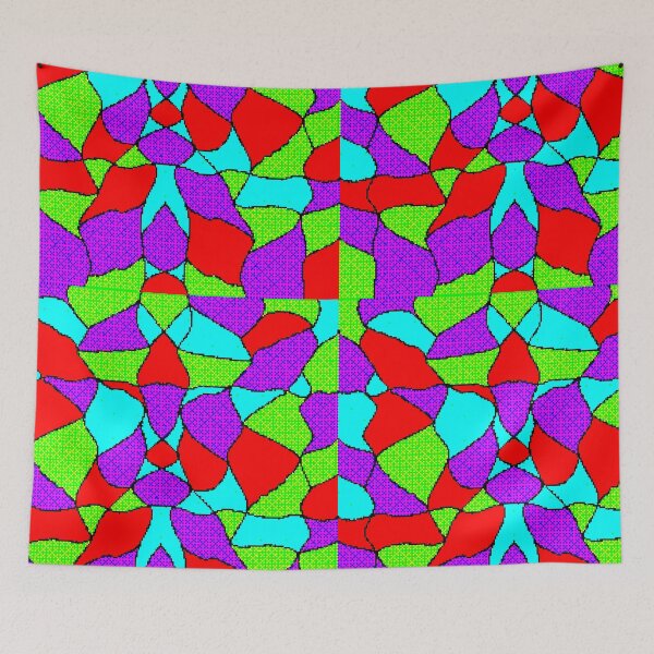 Item preview, "Symmetrical Abstract Mosaic with Vibrant Colors" designed and sold by nighttime1990.