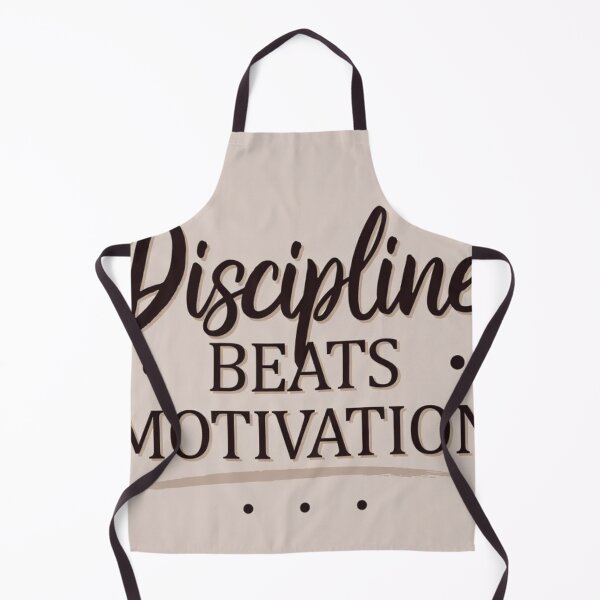 Item preview, Discipline Beats Motivation – Aesthetic Quote Design designed and sold by DRstore95.