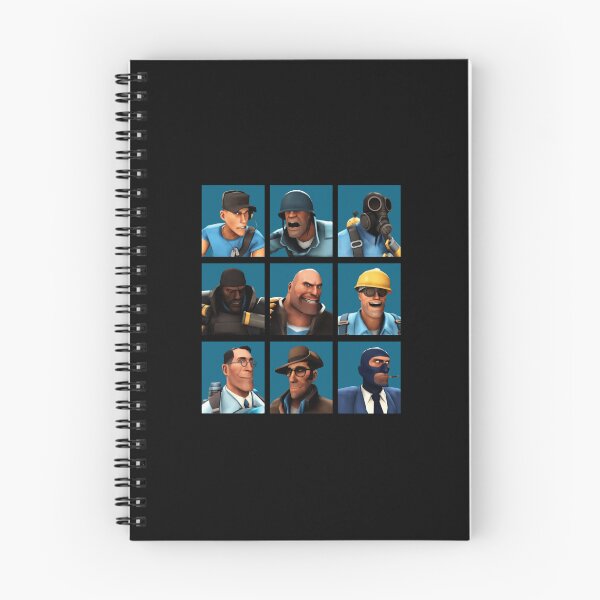 Item preview, Team Fortress 2 Blue Team Character Grid designed and sold by animefan1368.