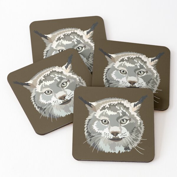 Item preview, C is for Canada Lynx, Canada Lynx | North American Wildlife Art Design designed and sold by PrettylittlepastelUk.