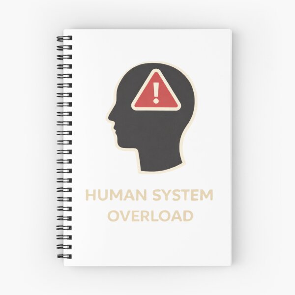 Item preview, Human System Overload Warning Icon designed and sold by Papier Atelier Art.