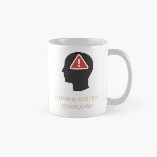 Item preview, Human System Overload Warning Icon designed and sold by Papier Atelier Art.