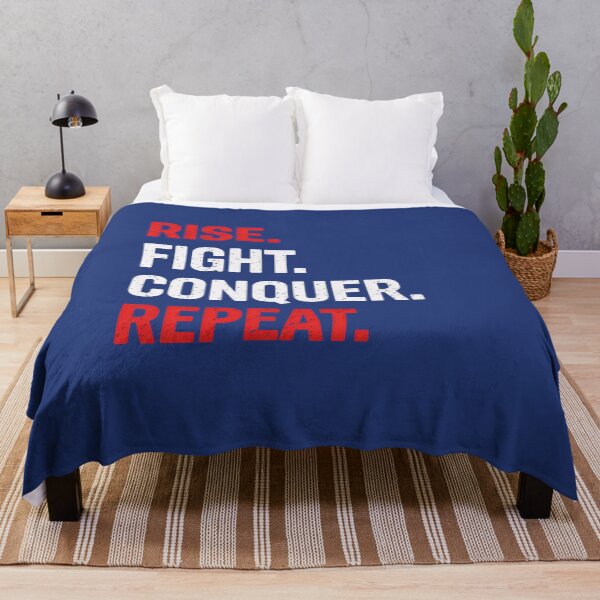 Item preview, Rise Fight Conquer Repeat – Powerful Motivational Quote Typography Design designed and sold by UrbanEchoHub.