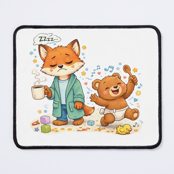 Item preview, Sleep Is Optional Parenting Humor designed and sold by LoveLaxmi Arts.