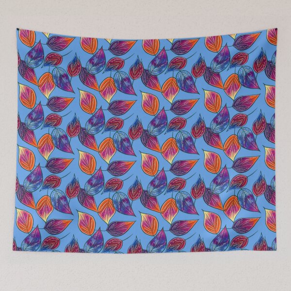 Item preview, Map Leaves-Light Blue designed and sold by deblevart.