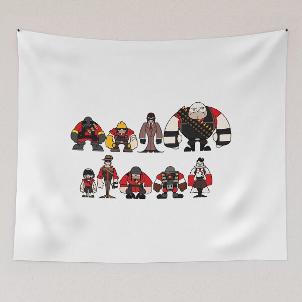 Item preview, Team Fortress 2 Classic Mercenary Lineup designed and sold by animefan1368.