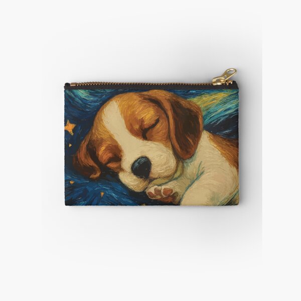 Item preview, Sleeping puppy – starry night style designed and sold by DreamPup.