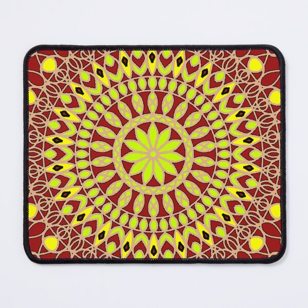 Item preview, "Radiant Mandala with Floral and Geometric Layers" designed and sold by nighttime1990.