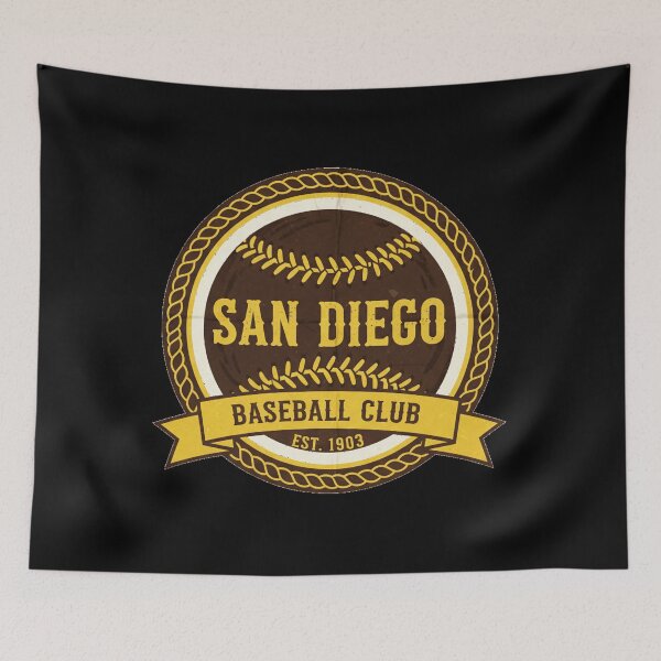 Item preview, San Diego Retro Baseball - White  designed and sold by Diosaurrr123.