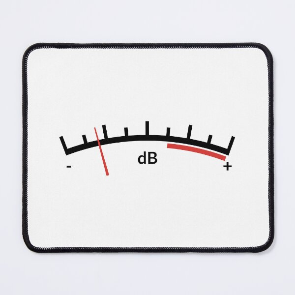 Item preview, Decibels VU Meter – Sound Engineer Minimal Graphic designed and sold by TipTop GFX.